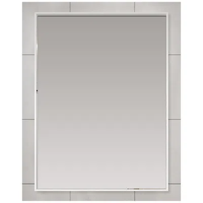 Decor Wonderland Venta Xl 30"  X 39.5"  Modern White Framed Wall