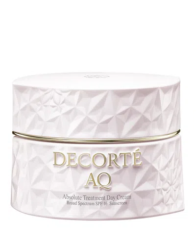 Decorté Aq Absolute Treatment Day Cream Spf 16 Sunscreen 1.5 Oz. In White
