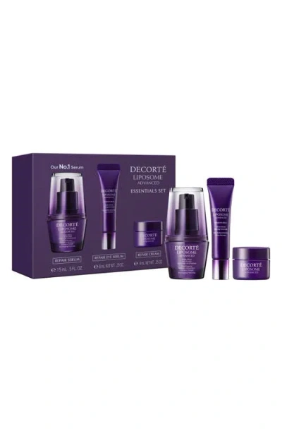 Decorté Liposome Advanced Essentials Set $85 Value In Transparent