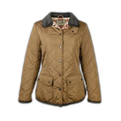 Decoy Women's Easton Quilted Jacket In Khaki In Brown