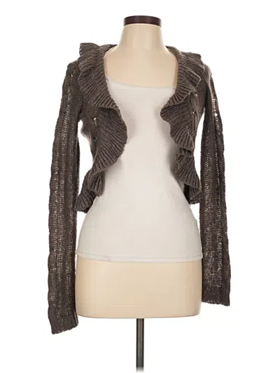 Pre-owned Decree Cardigan Sweater In Brown