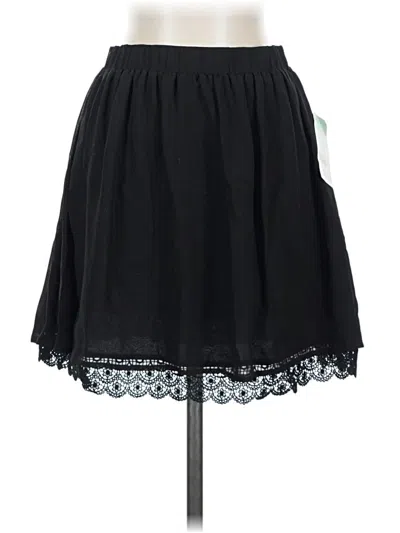 Pre-owned Decree Casual Skirt In Black