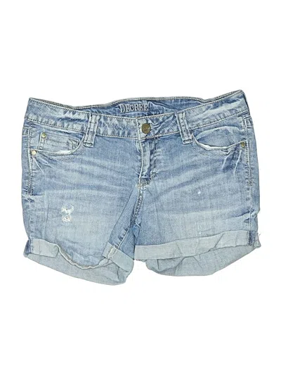 Pre-owned Decree Denim Shorts In Blue