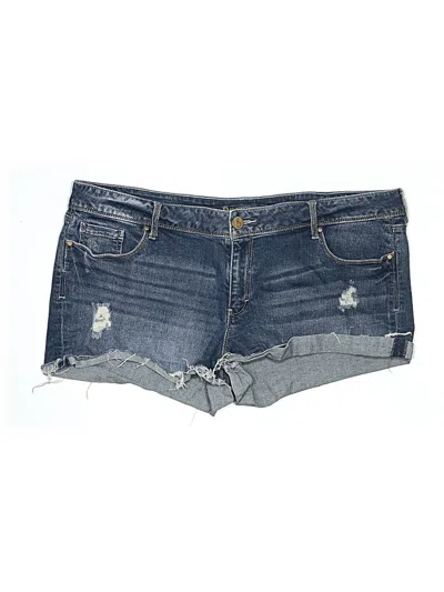 Pre-owned Decree Denim Shorts In Blue