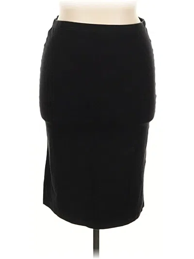 Pre-owned Decree Formal Skirt In Black