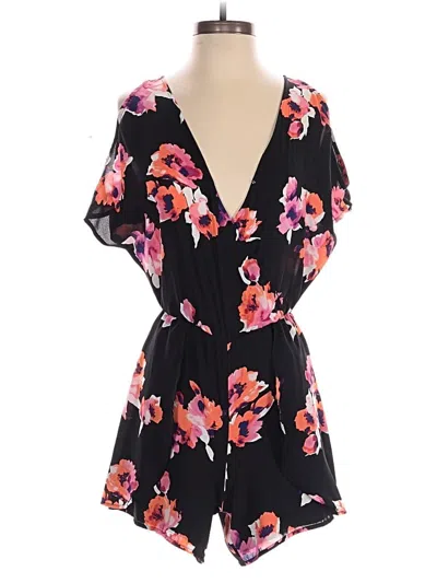 Pre-owned Decree Romper In Black