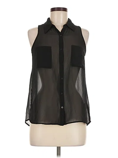 Pre-owned Decree Sleeveless Blouse In Black