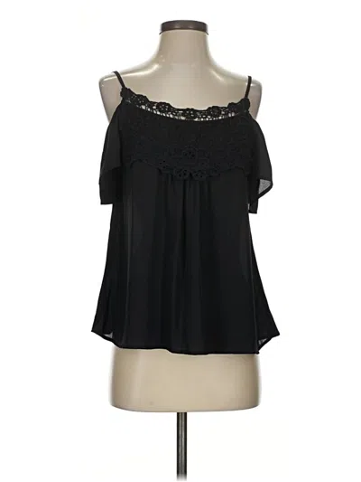 Pre-owned Decree Sleeveless Blouse In Black