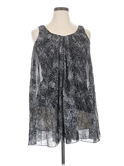 Pre-owned Decree Sleeveless Blouse In Gray