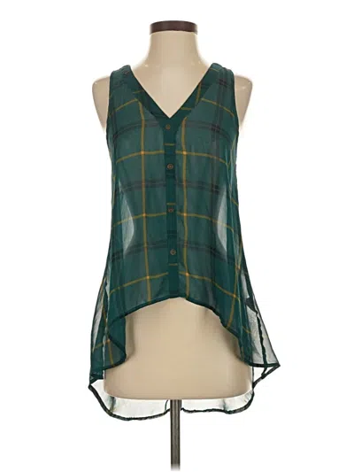 Pre-owned Decree Sleeveless Blouse In Green