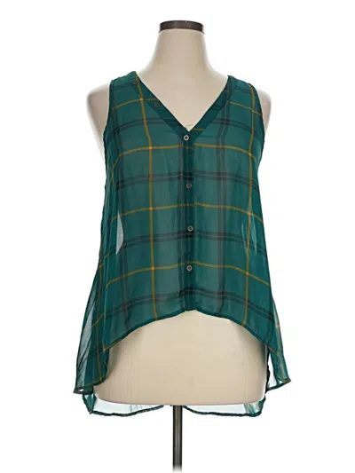 Pre-owned Decree Sleeveless Blouse In Green