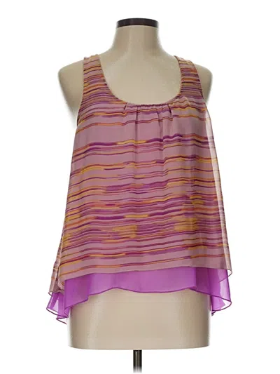Pre-owned Decree Sleeveless Blouse In Purple