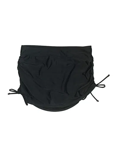 Pre-owned Decree Swimsuit Bottoms In Black