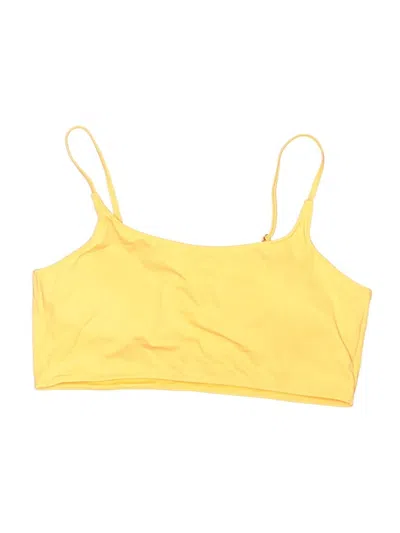 Pre-owned Decree Swimsuit Top Yellow Swimwear