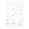 Dede Johnston Skier Printed Linen Tea Towel In White