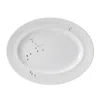 Dede Johnston White Serving Platter In Multi