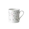 Dede Johnston White Skiers Mug In White