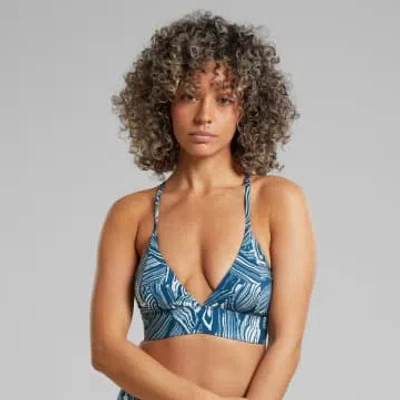 Dedicated Alva Blue Clay Swirl Bikini Top