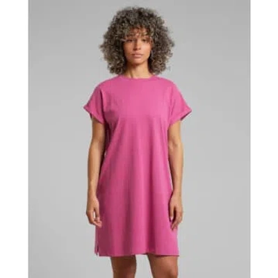 Dedicated Eksta T-shirt Dress Purple In Pink