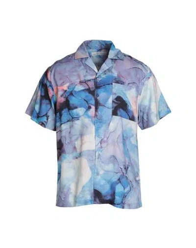 Dedicated . Man Shirt Purple Size L Tencel Lyocell