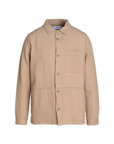 Dedicated . Man Shirt Sand Size L Cotton, Hemp In Beige
