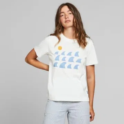 Dedicated Rays & Waves T-shirt In White