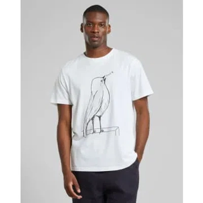 Dedicated Stockholm T-shirt F Bird In White