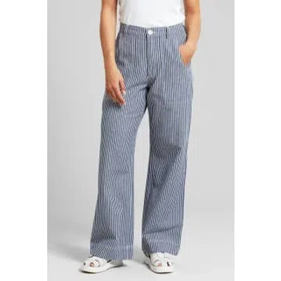 Dedicated Stripe Blue Vara Workwear Pants