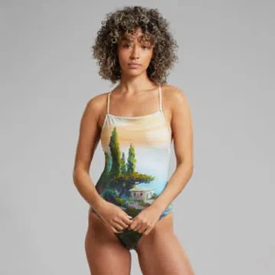 Dedicated Vinterviken Oceanview Swimsuit In Multi