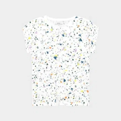 Dedicated Visby Terrazzo T-shirt In White