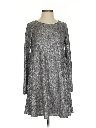 Pre-owned Dee Elle Casual Dress In Silver