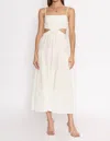 Dee Elly Beatrice Dress In White In White