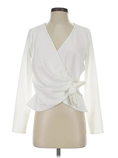 Pre-owned Dee Elly Blazer Jacket In White