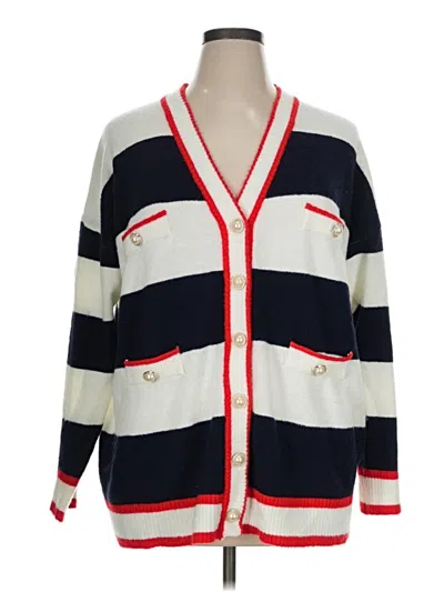Pre-owned Dee Elly Cardigan Sweater In Blue