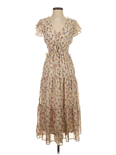 Pre-owned Dee Elly Casual Dress In Brown