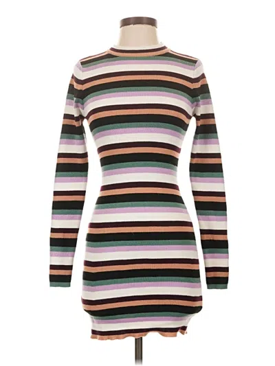 Pre-owned Dee Elly Casual Dress In Brown