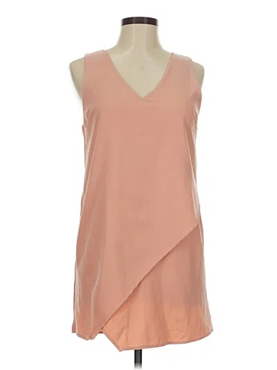 Pre-owned Dee Elly Casual Dress In Tan