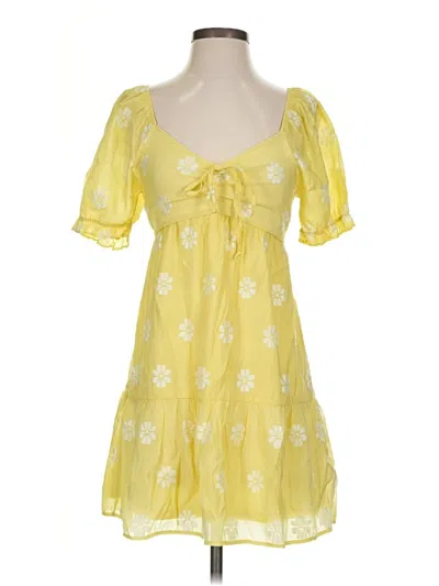 Pre-owned Dee Elly Casual Dress In Yellow