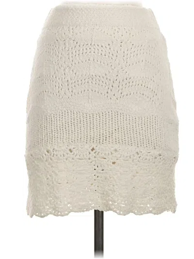 Pre-owned Dee Elly Casual Skirt In Ivory