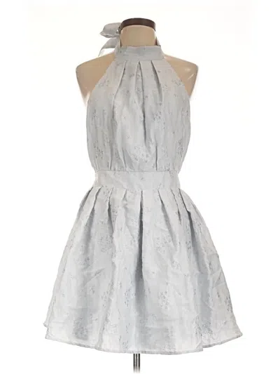 Pre-owned Dee Elly Cocktail Dress In Gray