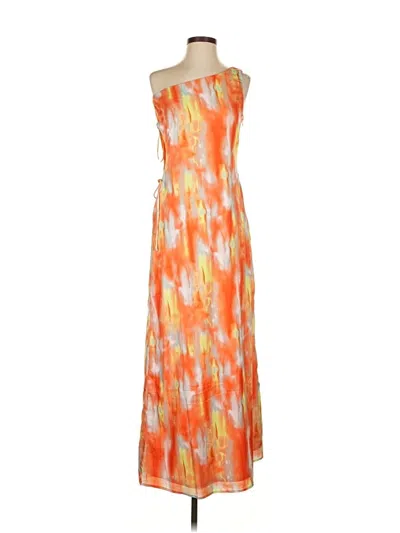 Pre-owned Dee Elly Cocktail Dress In Orange