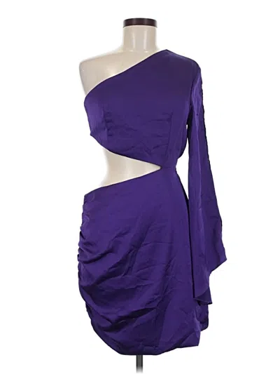 Pre-owned Dee Elly Cocktail Dress In Purple