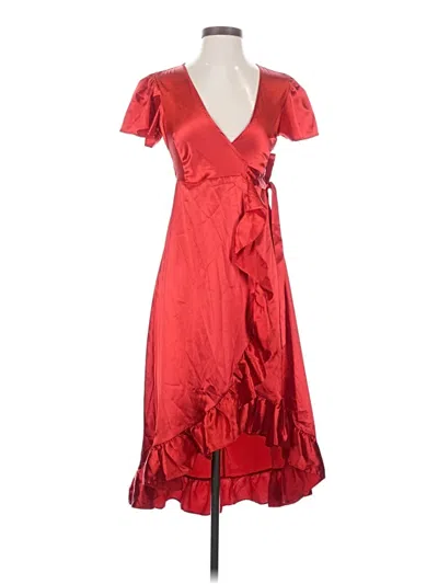 Pre-owned Dee Elly Cocktail Dress In Red