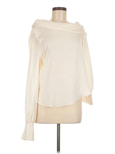 Pre-owned Dee Elly Long Sleeve Blouse In Ivory