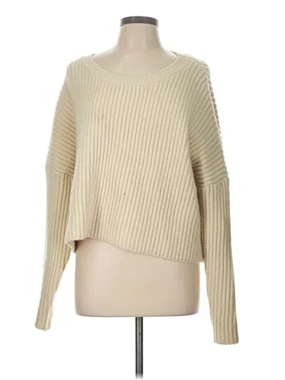 Pre-owned Dee Elly Pullover Sweater In White