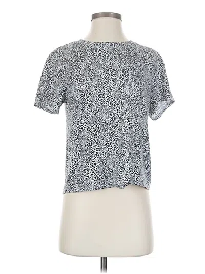 Pre-owned Dee Elly Short Sleeve T-shirt In Silver