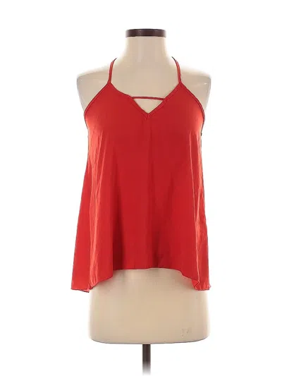 Pre-owned Dee Elly Sleeveless Blouse In Red