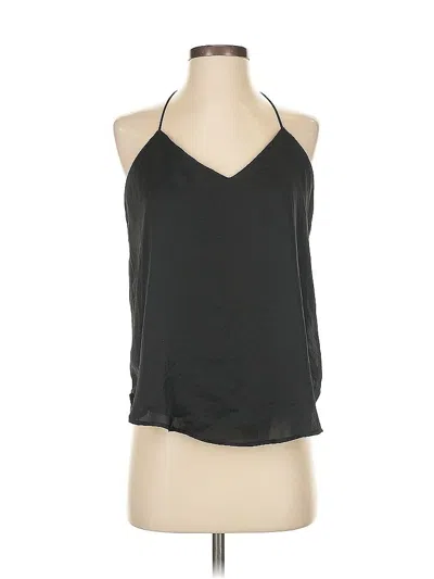 Pre-owned Dee Elly Sleeveless Top Black Halter Neckline Tops