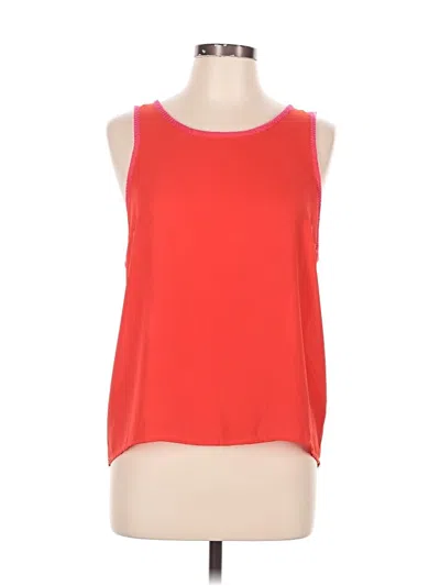 Pre-owned Dee Elly Sleeveless Top Red Halter Neckline Tops