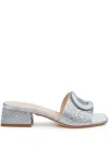 Dee Ocleppo Dizzy Ii Slide Sandal In Silver